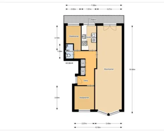 Appartement te huur aan de Vliegwielstraat in Den Haag